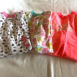 🛑SOLD🛑 Set of 3, 18 month Cotton Footless